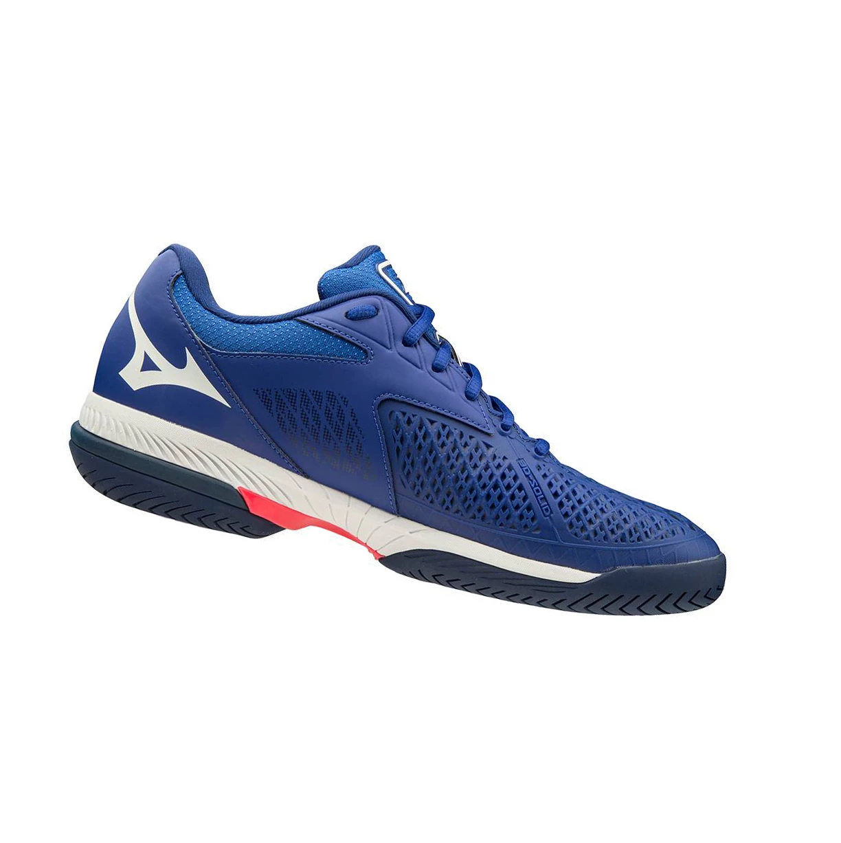 Blue/white Mizuno Wave Exceed Tour 4 Ac Men's Tennis Shoes | 293-GKZHWI