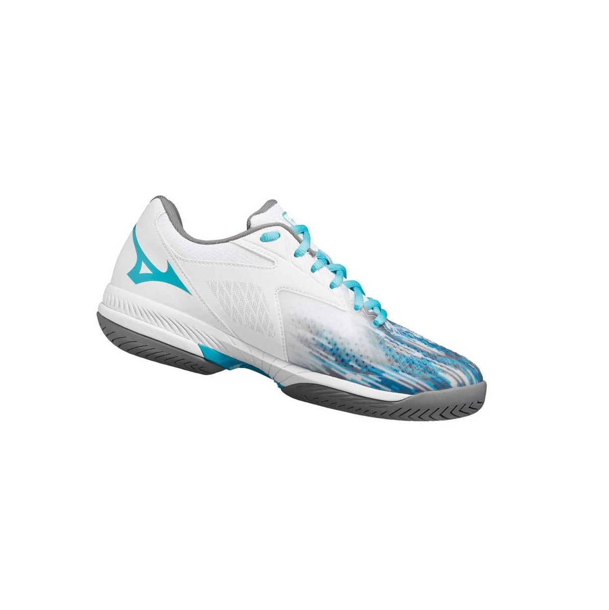 Blue/white Mizuno Wave Exceed Tour 4 Ac Women's Tennis Shoes | 837-WHGRZQ