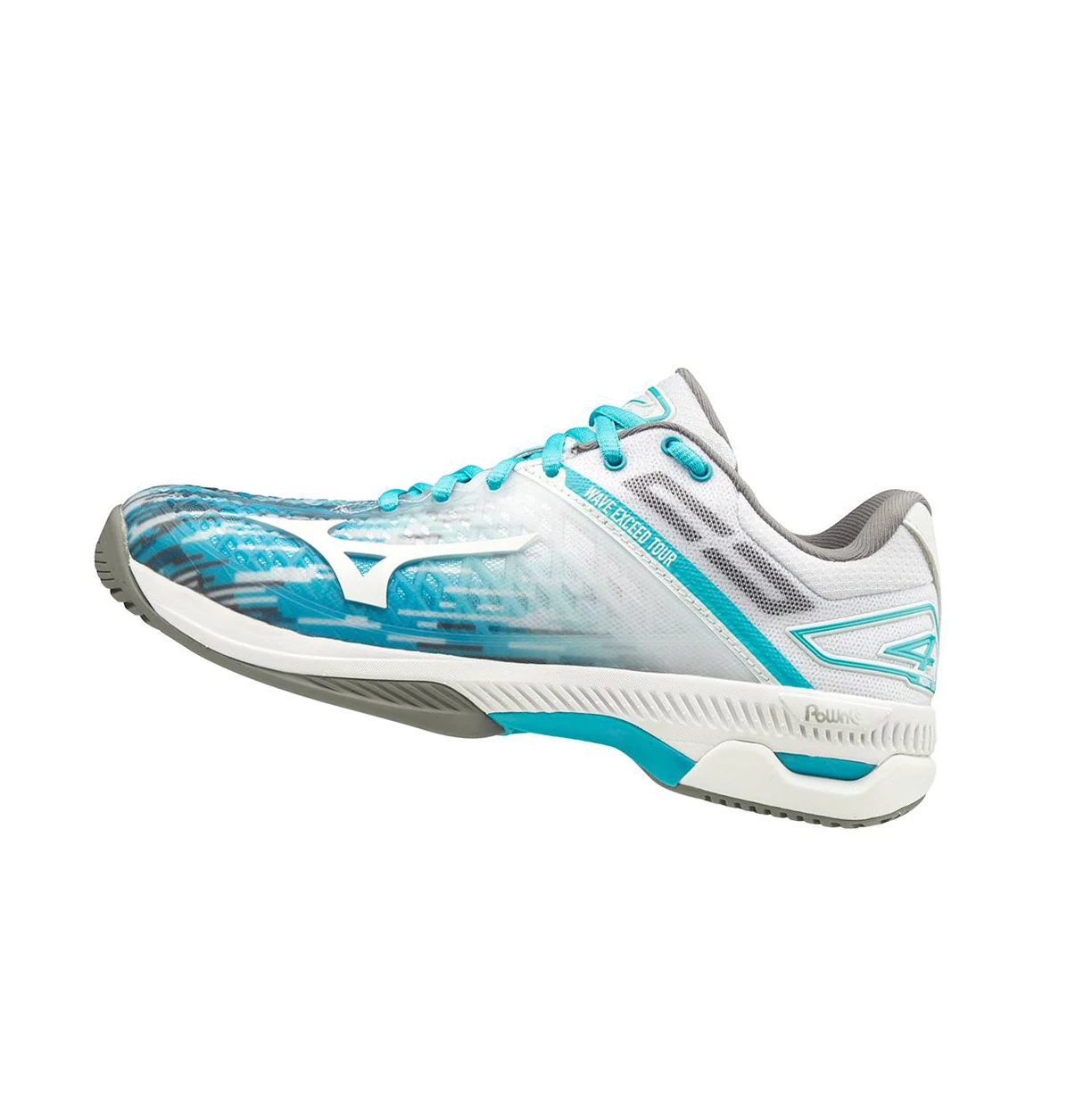 Blue/white Mizuno Wave Exceed Tour 4 Ac Women\'s Tennis Shoes | 837-WHGRZQ