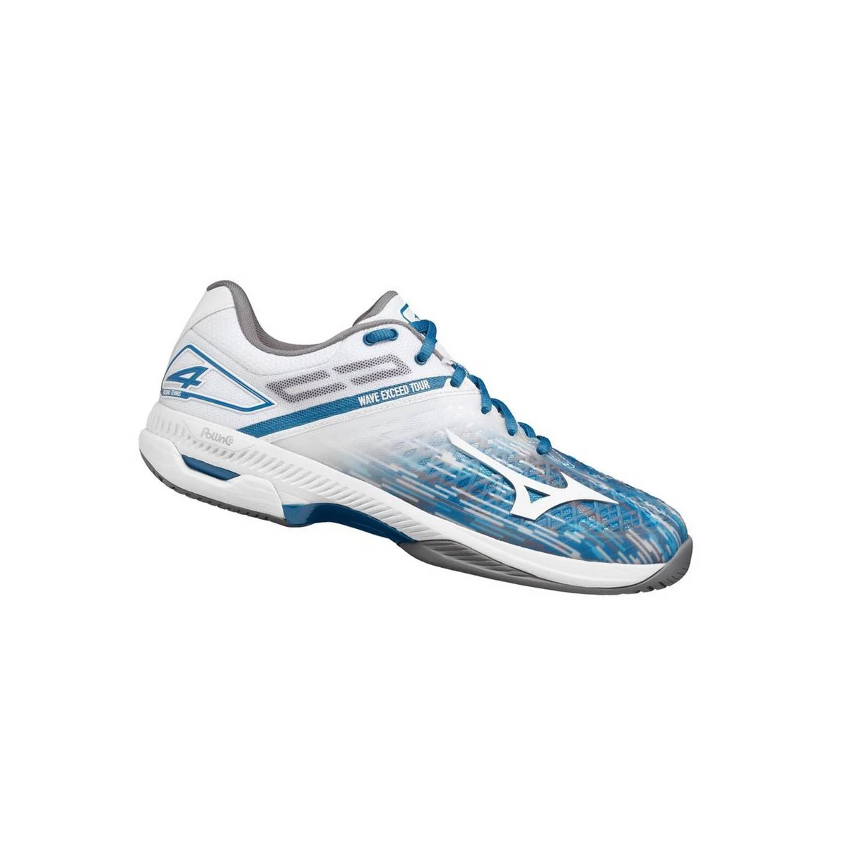 Blue/white Mizuno Wave Exceed Tour 4 Ac Men's Tennis Shoes | 894-TCGYBW