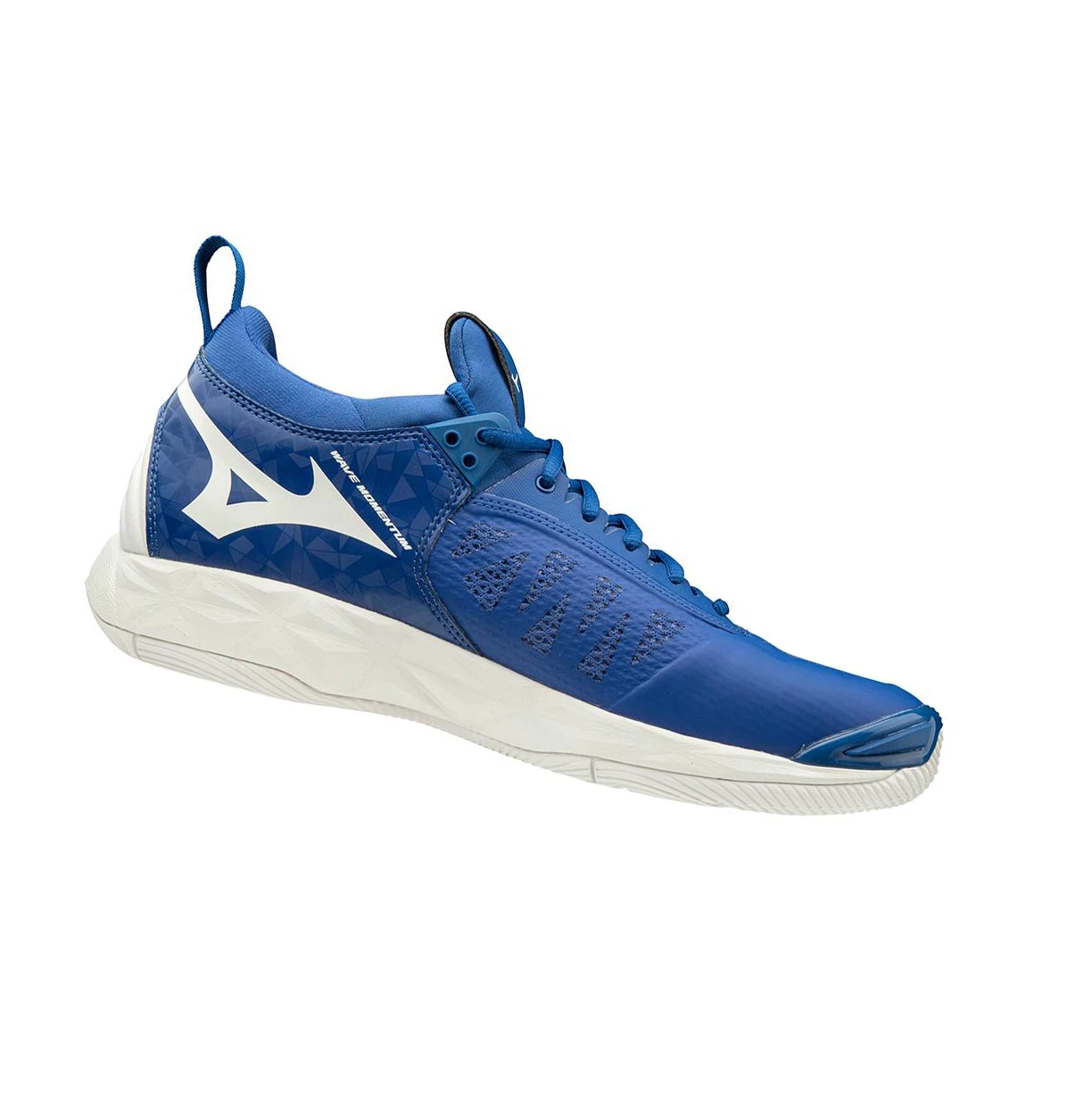 Blue/white Mizuno Wave Momentum Men's Volleyball Shoes | 019-YPQUVM