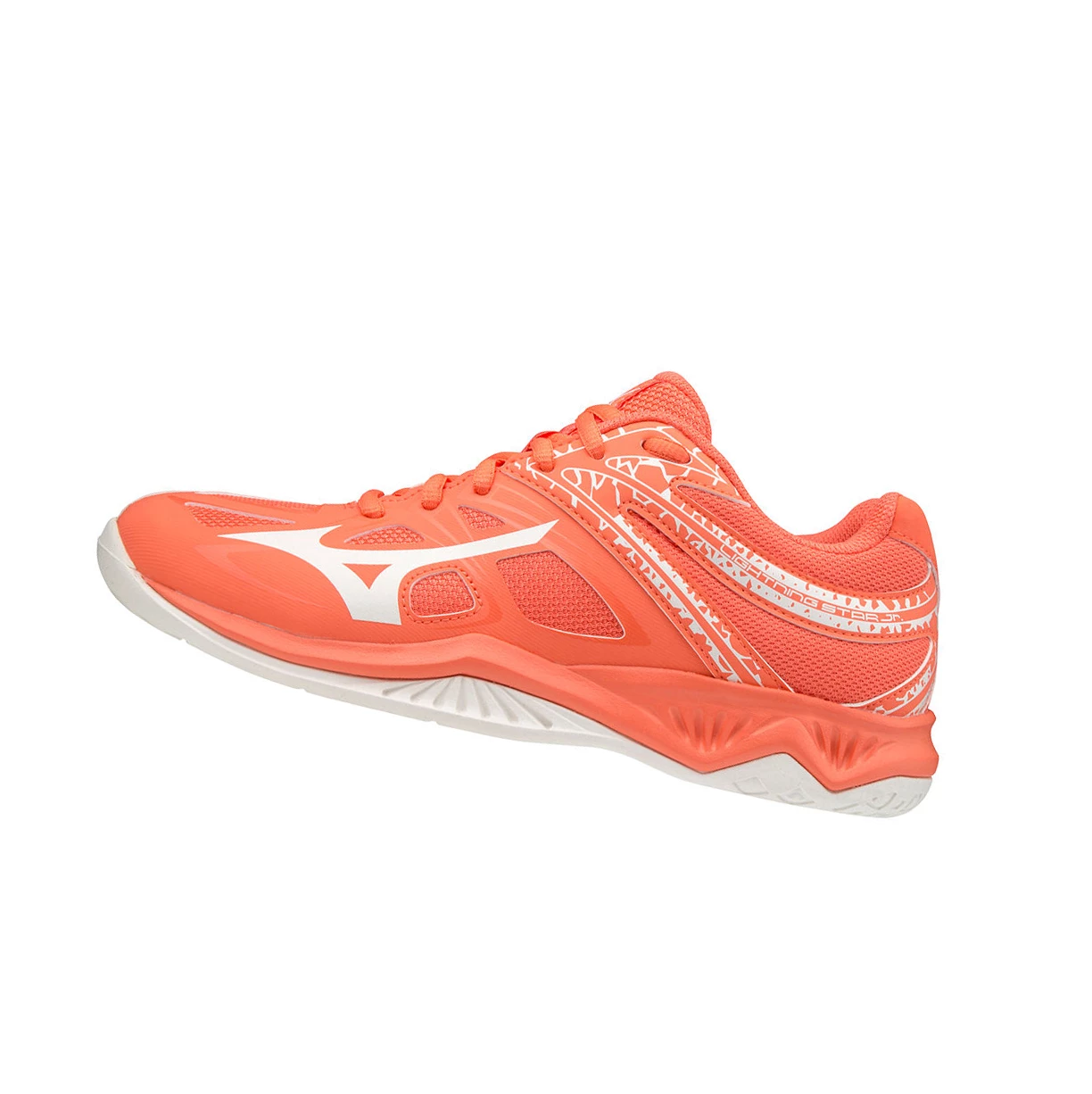 Coral/white/Coral Mizuno Lightning Star Z5 Men\'s Volleyball Shoes | 290-ODNFJM