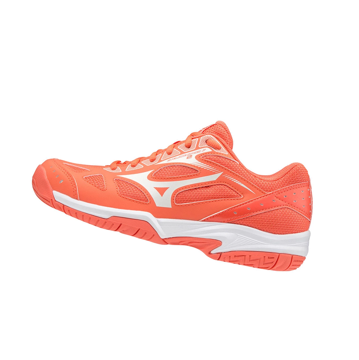 Coral/white Mizuno Cyclone Speed 2 Men\'s Volleyball Shoes | 239-EMVYSF