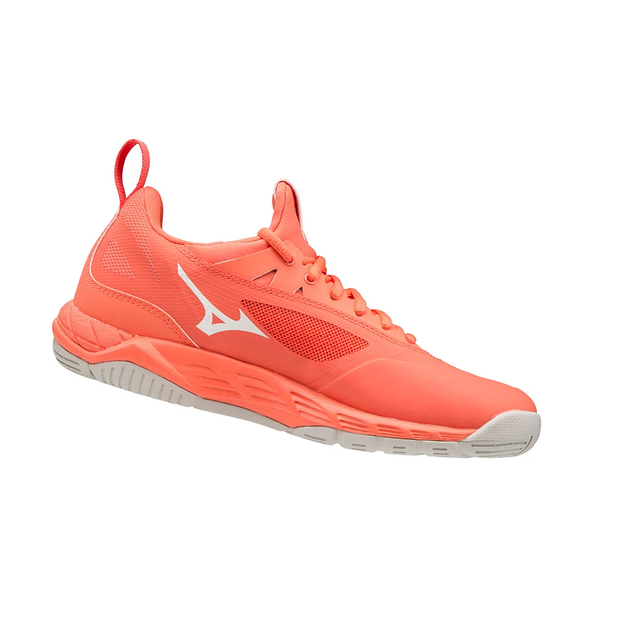 Coral/white Mizuno Wave Luminous Nb Women's Netball Shoes | 827-BMRHNP