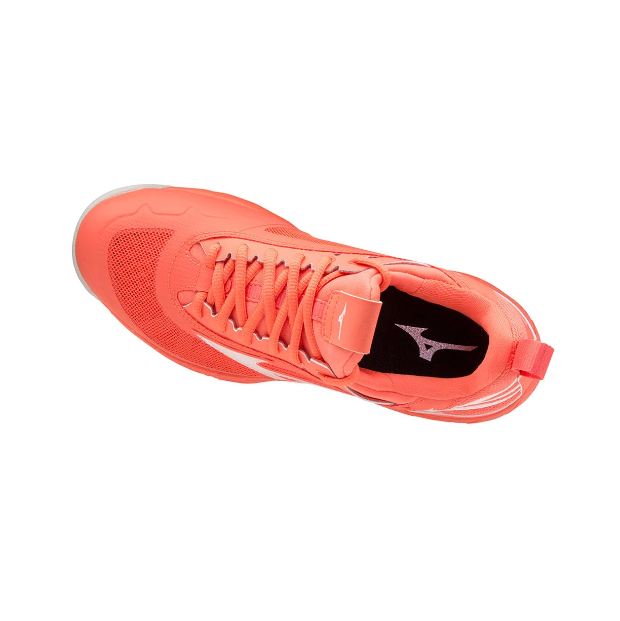 Coral/white Mizuno Wave Luminous Nb Women's Netball Shoes | 827-BMRHNP