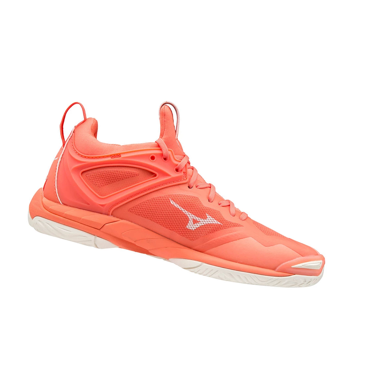 Coral/white Mizuno Wave Mirage 3 Women's Handball Shoes | 178-OFHAXK