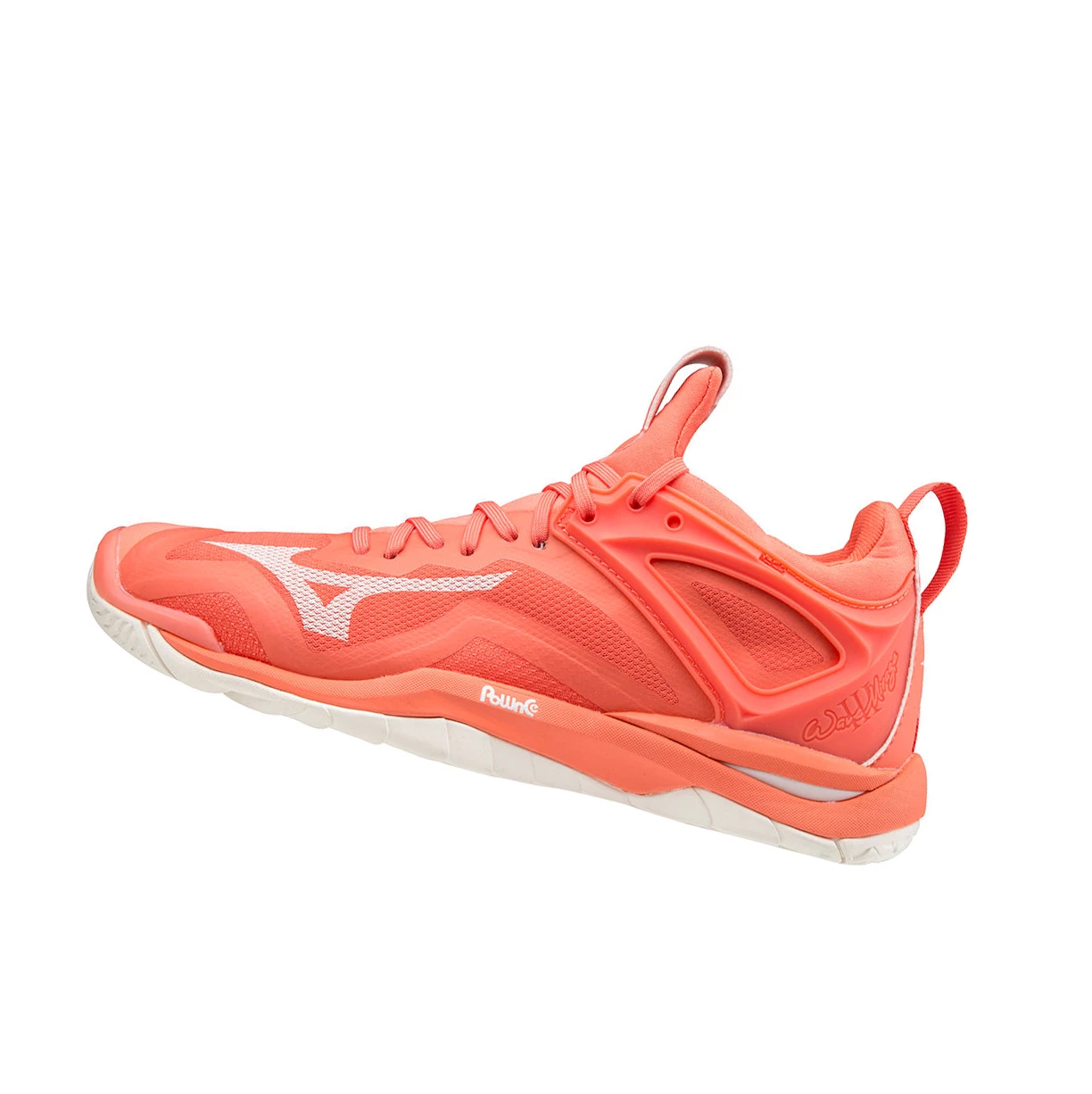 Coral/white Mizuno Wave Mirage 3 Women\'s Handball Shoes | 178-OFHAXK