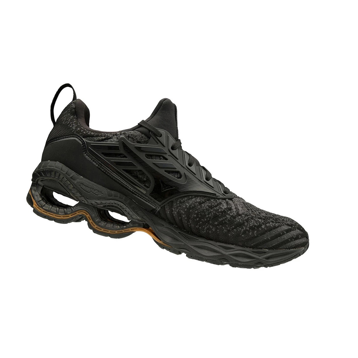 Dark Grey/Black Mizuno Wave Creation Waveknit Men's Running Shoes | 047-PMQGXF