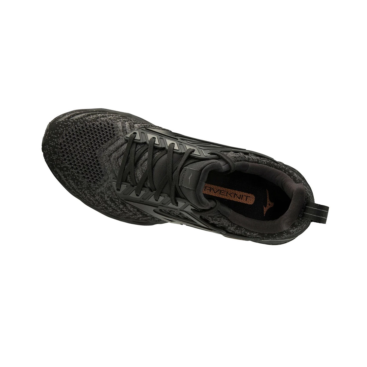 Dark Grey/Black Mizuno Wave Creation Waveknit Men's Running Shoes | 047-PMQGXF