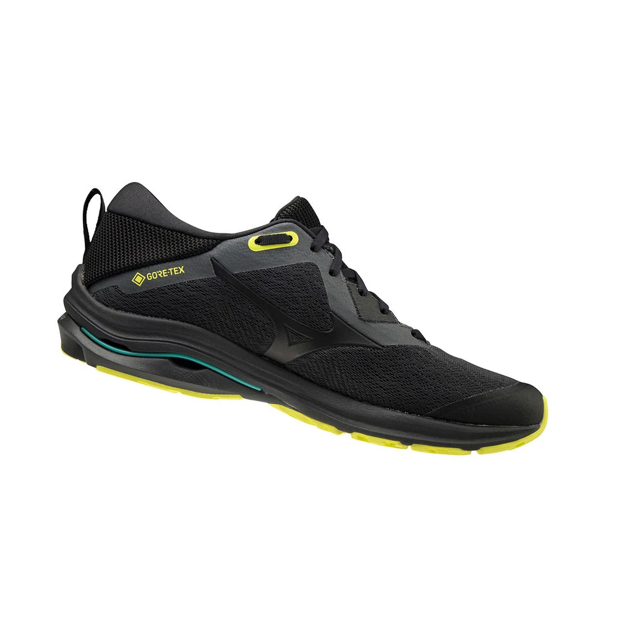 Dark Grey/Black/Yellow Mizuno Wave Rider Gtx 2 Men's Trail Running Shoes | 127-OSQVIZ