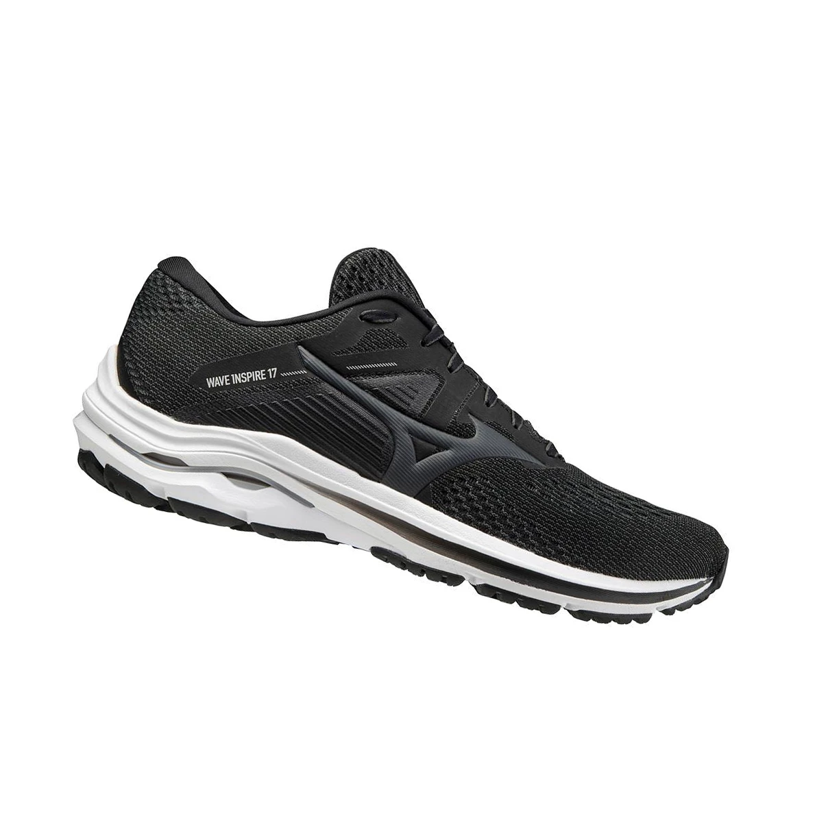 Dark Grey Mizuno Wave Inspire 17 2e (Wide) Men's Running Shoes | 170-XQNYWL