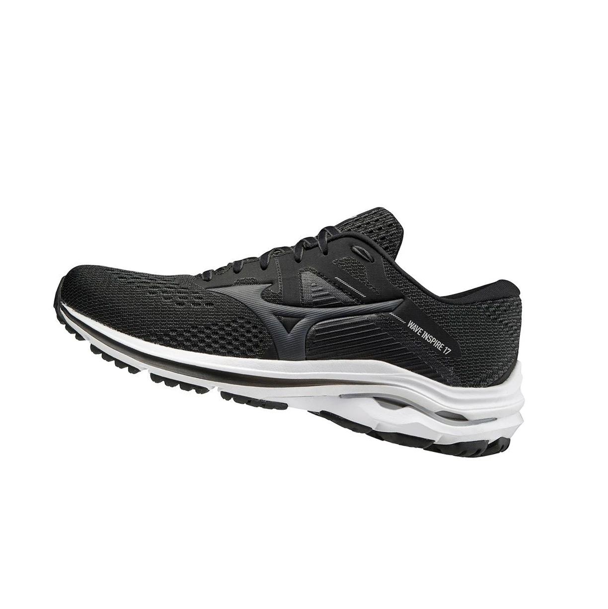 Dark Grey Mizuno Wave Inspire 17 2e (Wide) Men\'s Running Shoes | 170-XQNYWL