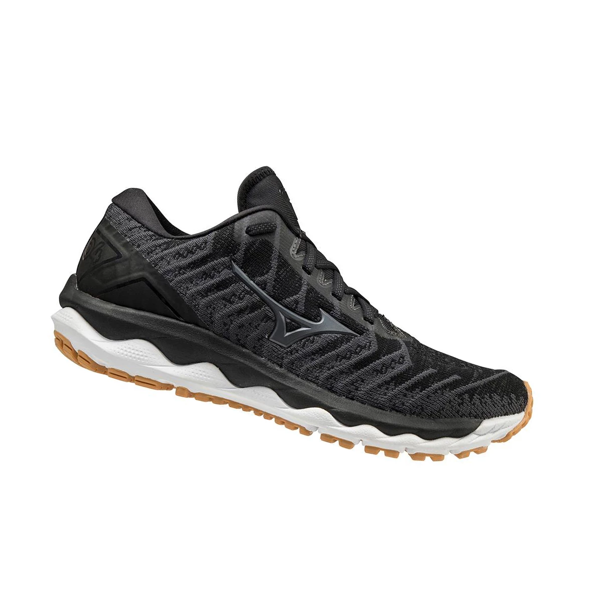 Dark Grey Mizuno Wave Sky 4 Waveknitﾙ D (Wide) Women's Running Shoes | 648-VFUYTX