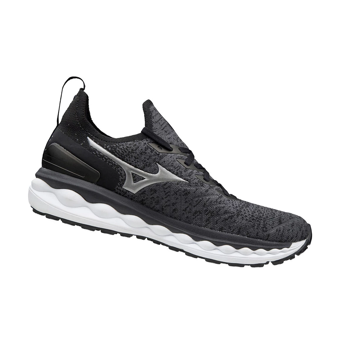 Dark Grey/Silver/Black Mizuno Wave Sky Neo Men's Running Shoes | 754-DOZVJU