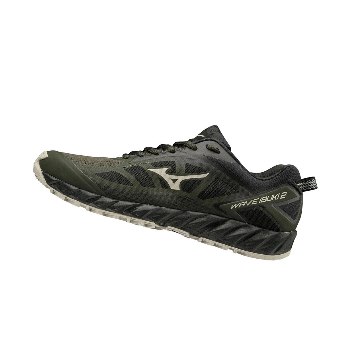 Deep Green/Black Mizuno Wave Ibuki 2 Men\'s Trail Running Shoes | 018-HRECGY