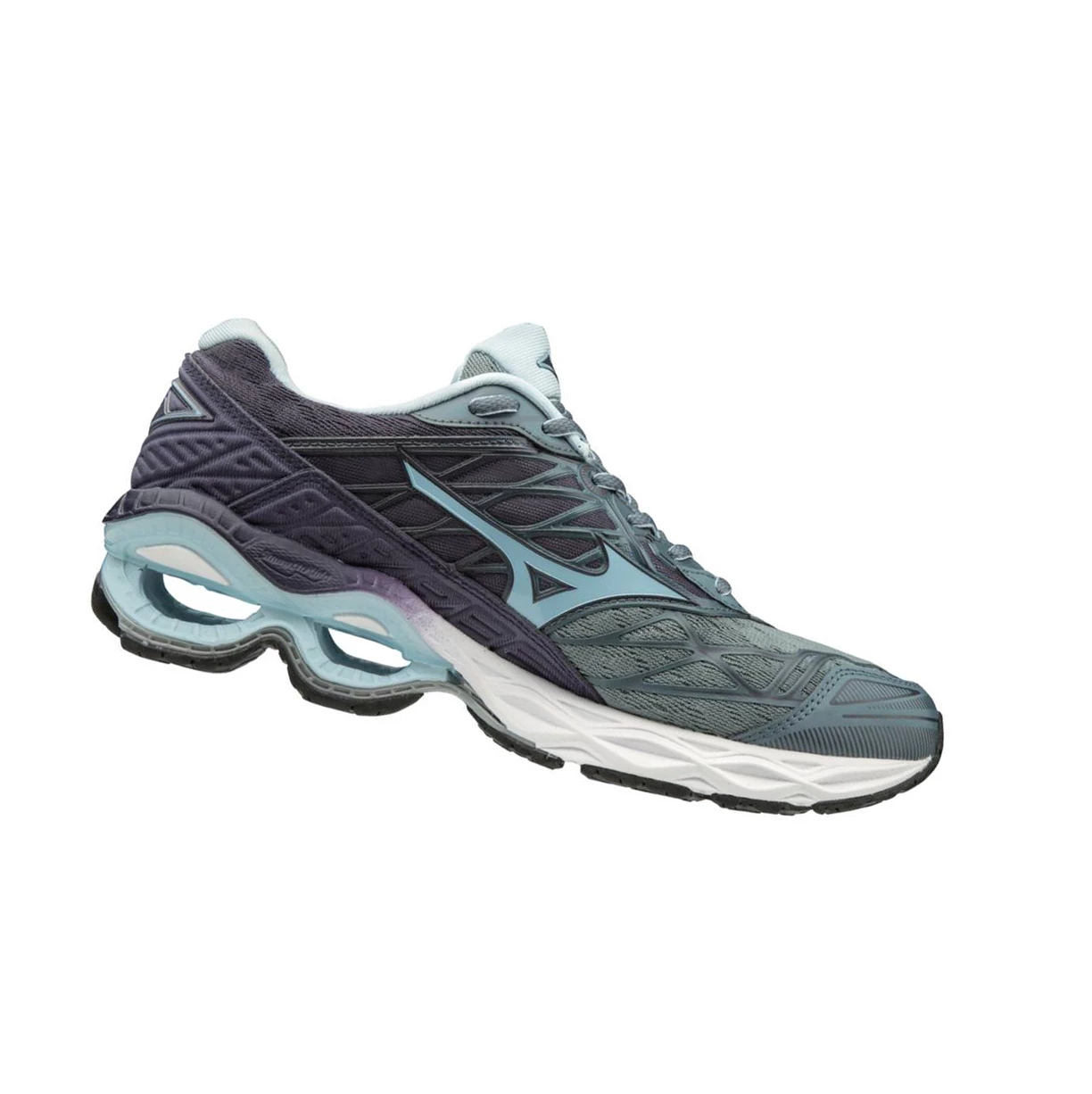 Deep Grey/Blue Mizuno Wave Creation 20 Women's Running Shoes | 420-AXSIUF