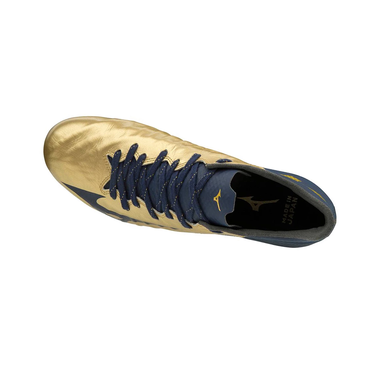 Gold/Navy Mizuno Rebula III Japan Men's Football Shoes | 270-YUAGWF