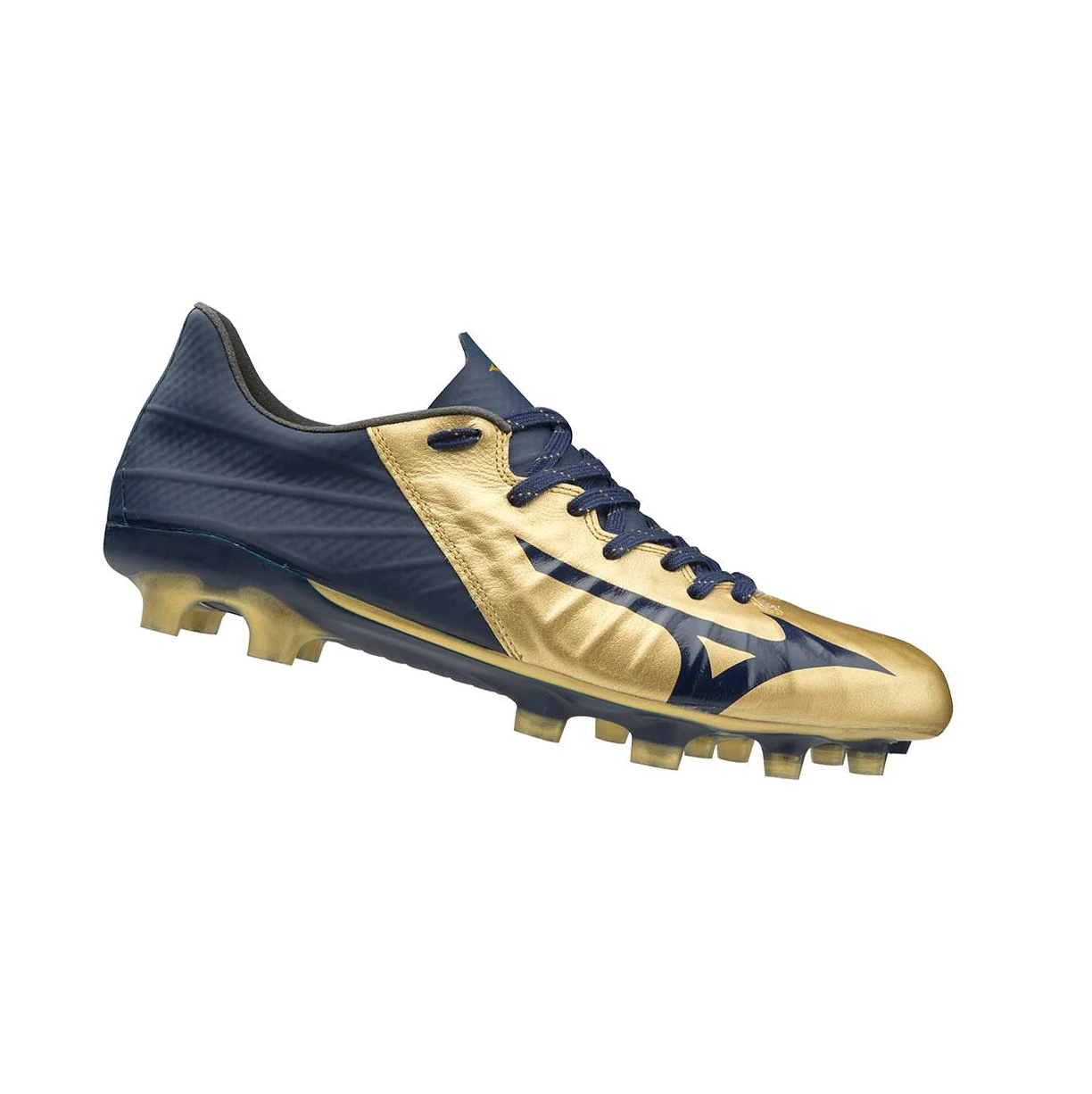 Gold/Navy Mizuno Rebula III Japan Men's Football Shoes | 270-YUAGWF