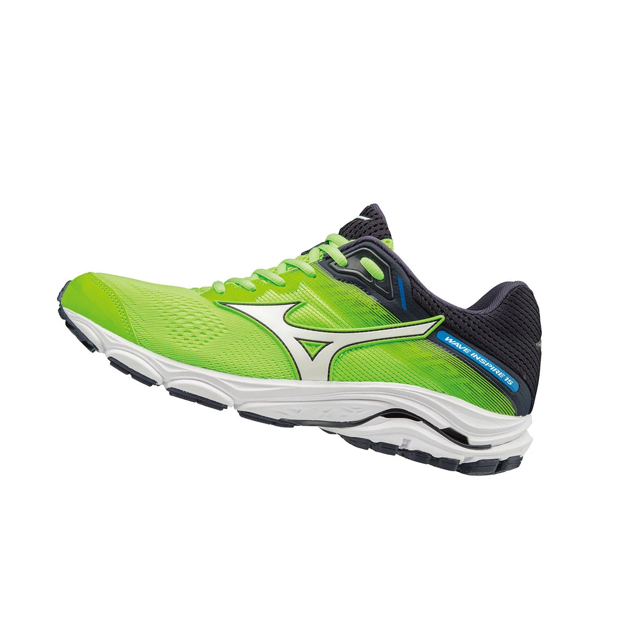 Green/Deep Grey Mizuno Wave Inspire 15 Men\'s Running Shoes | 860-INLJRP