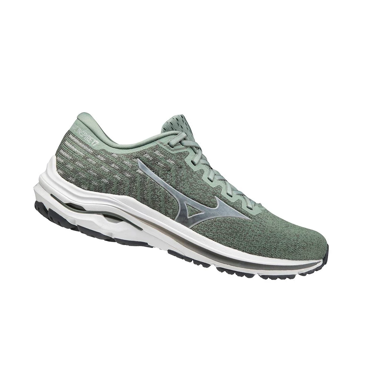 Green Mizuno Wave Inspire 17 Waveknit Men's Running Shoes | 687-PIVHKJ