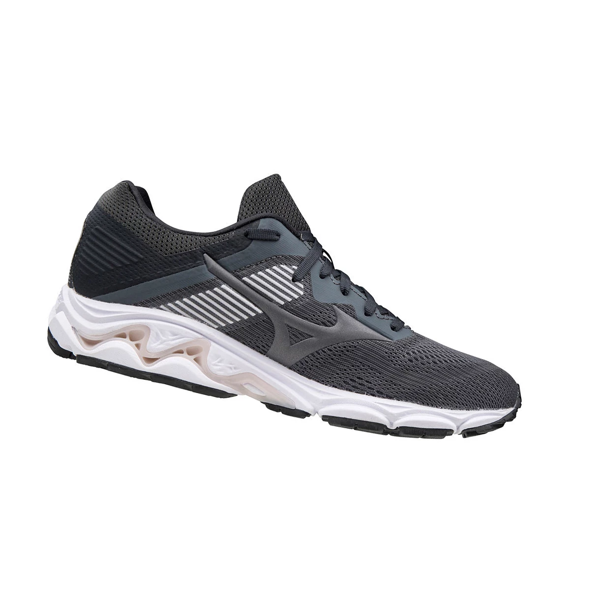 Grey/Black/Blue Mizuno Wave Inspire 16 Women's Running Shoes | 816-QNZKEH