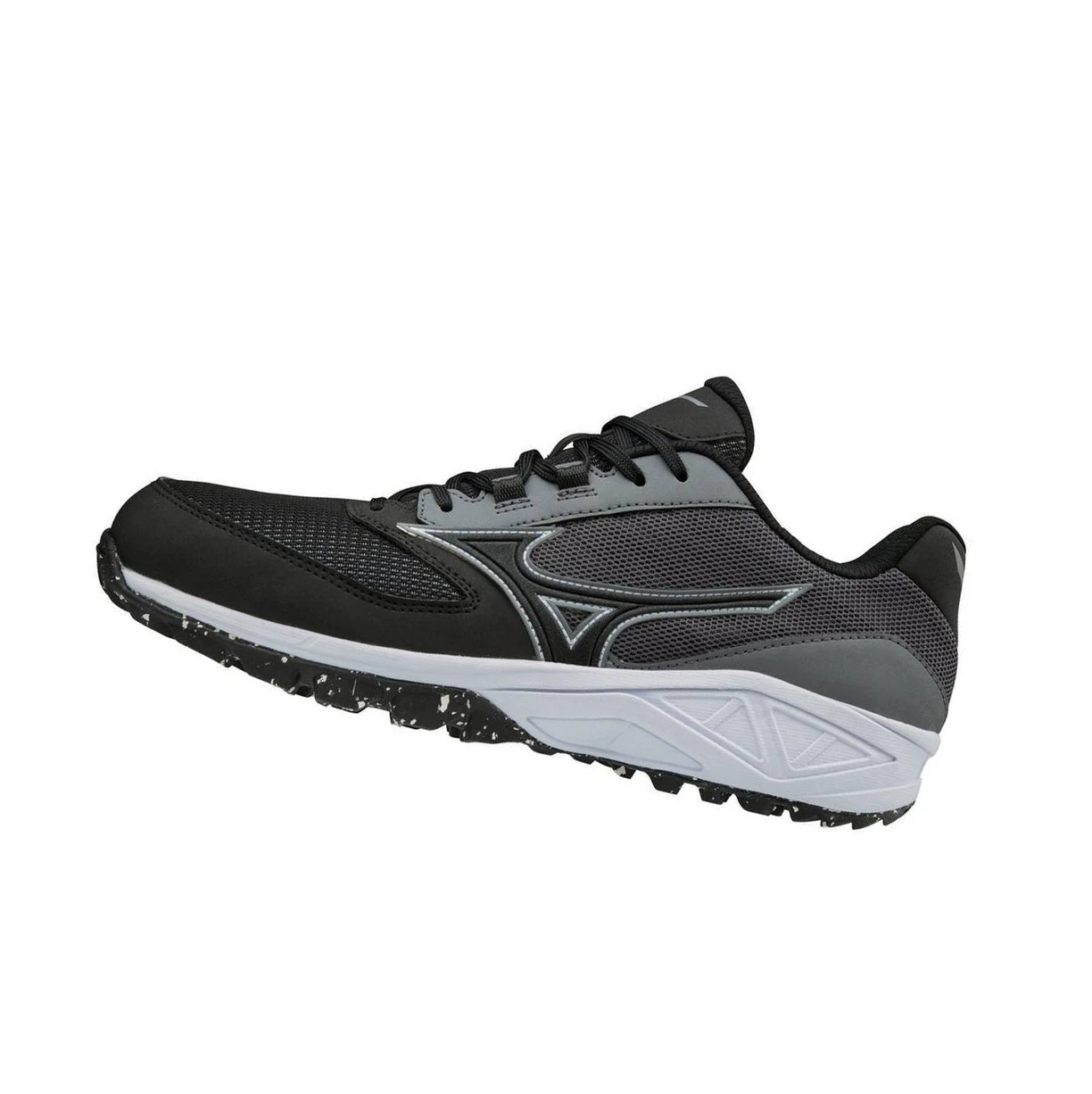 Grey/Black Mizuno Dominant All Surface Low Turf Men\'s Baseball Shoes | 137-BZQCOF