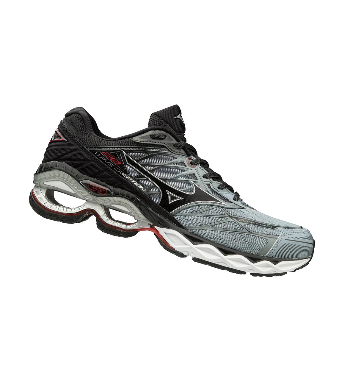 Grey/Black Mizuno Wave Creation 20 Men's Running Shoes | 189-NMRJSU