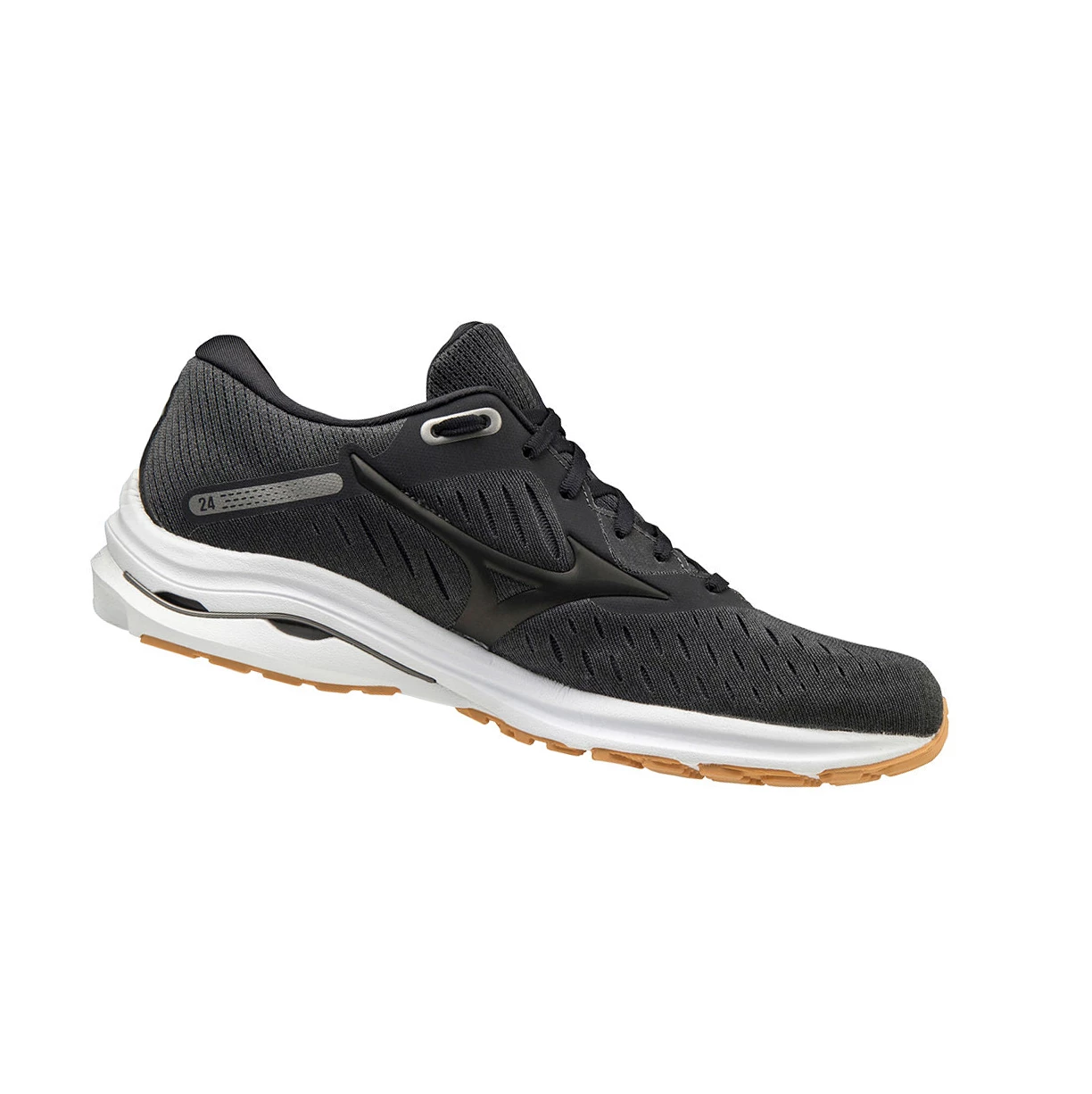 Grey/Black Mizuno Wave Rider 24 2e Men's Running Shoes | 863-GTCRXP