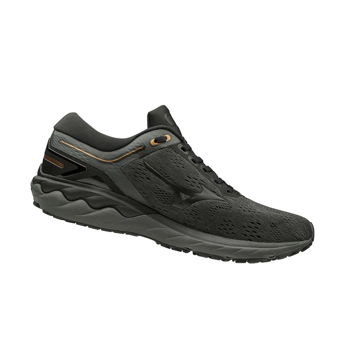 Grey/Black Mizuno Wave Skyrise Men's Running Shoes | 637-WXPOTY