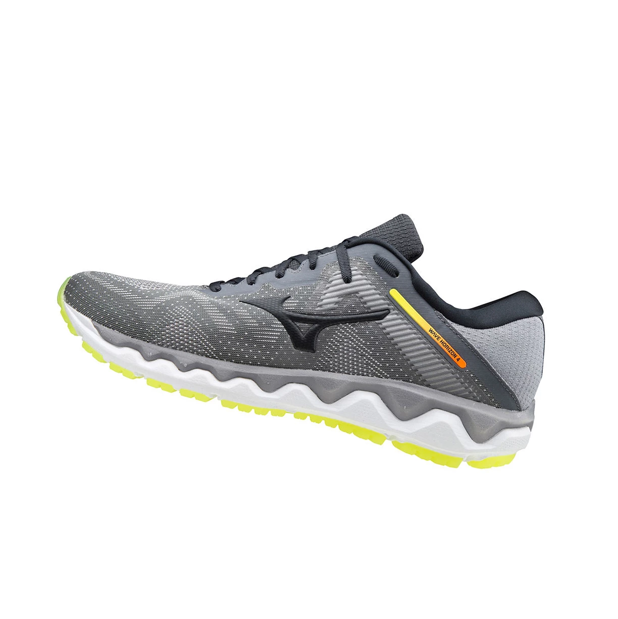 Grey Mizuno Wave Horizon 4 Men\'s Running Shoes | 108-YJSDAL