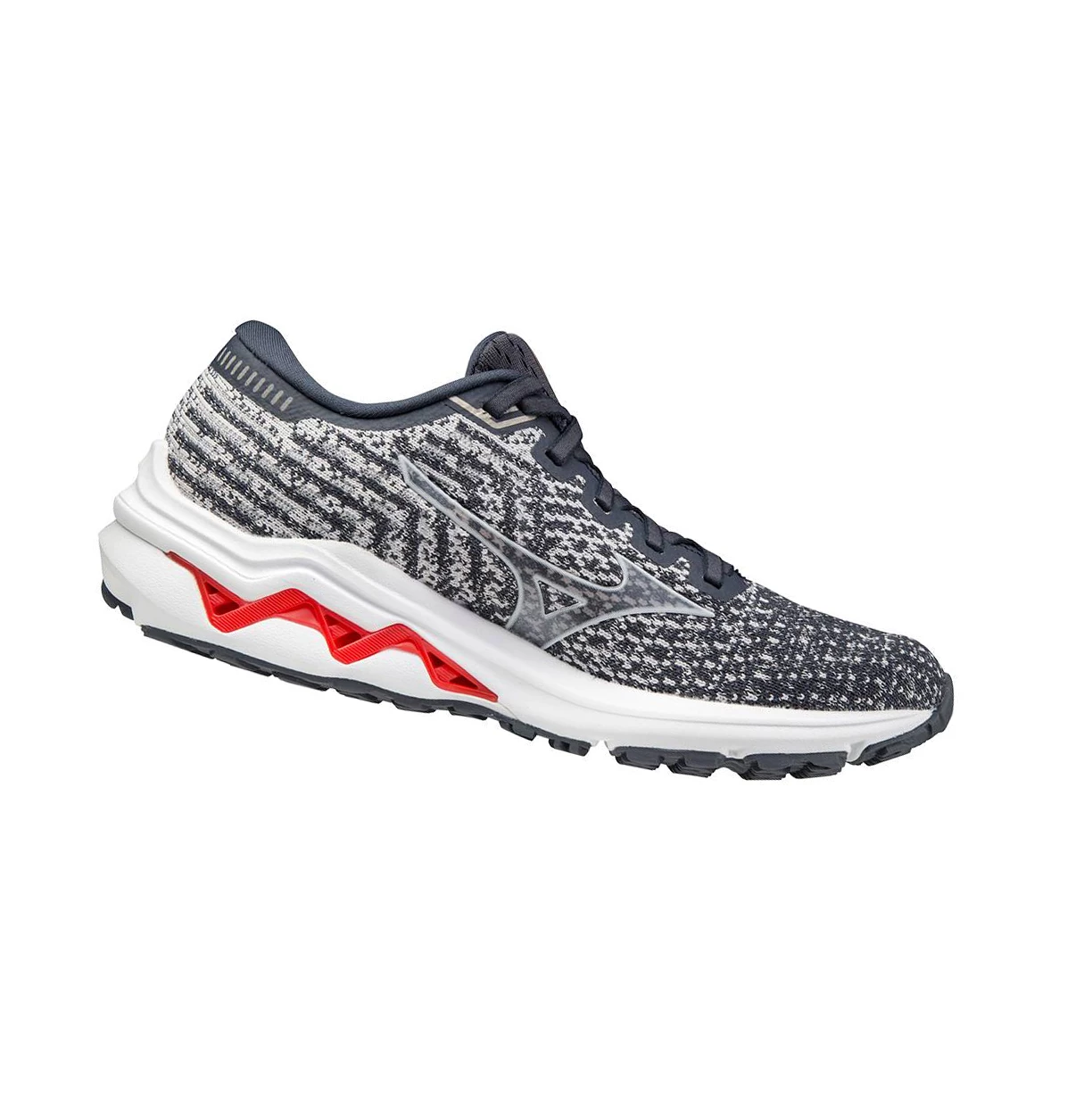 Grey Mizuno Wave Inspire 17 Waveknit D (Wide) Women's Running Shoes | 927-NMUKQH