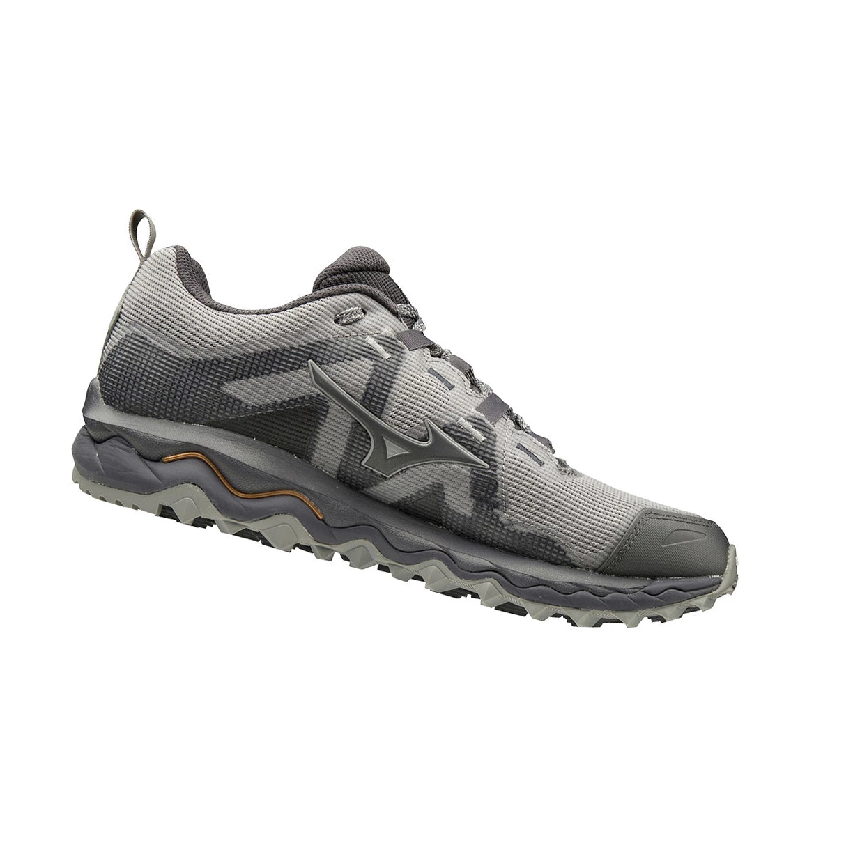 Grey Mizuno Wave Mujin 6 Men's Trail Running Shoes | 038-MIHRFP