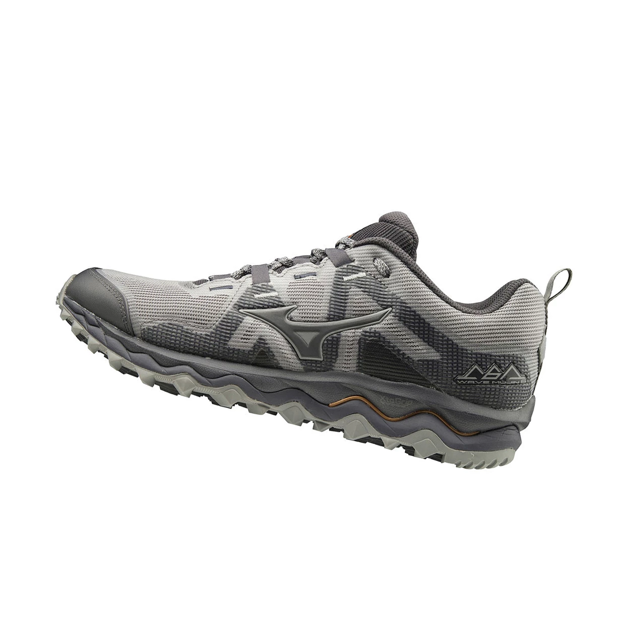 Grey Mizuno Wave Mujin 6 Men\'s Trail Running Shoes | 038-MIHRFP