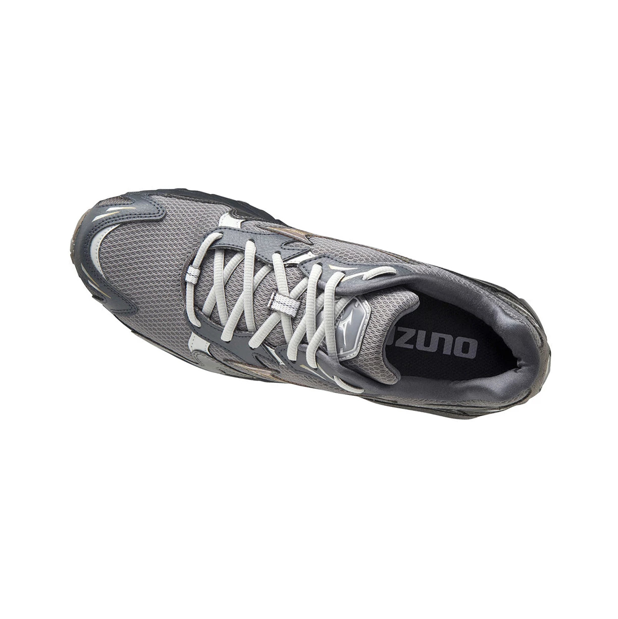 Grey Mizuno Wave Rider 10 Men's Trainers | 692-LFIKOD