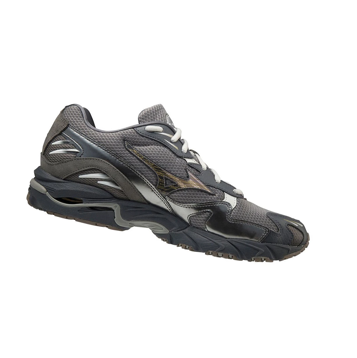 Grey Mizuno Wave Rider 10 Women's Trainers | 164-NZRBQS