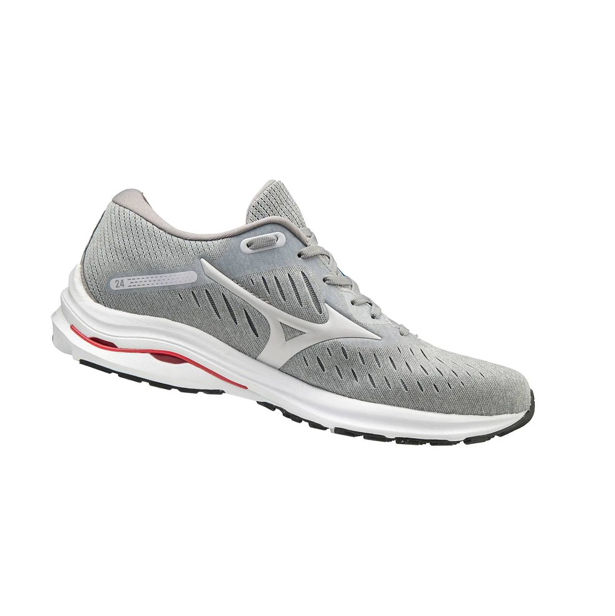 Grey Mizuno Wave Rider 24 2e (Wide) Men's Running Shoes | 269-HFVJWK