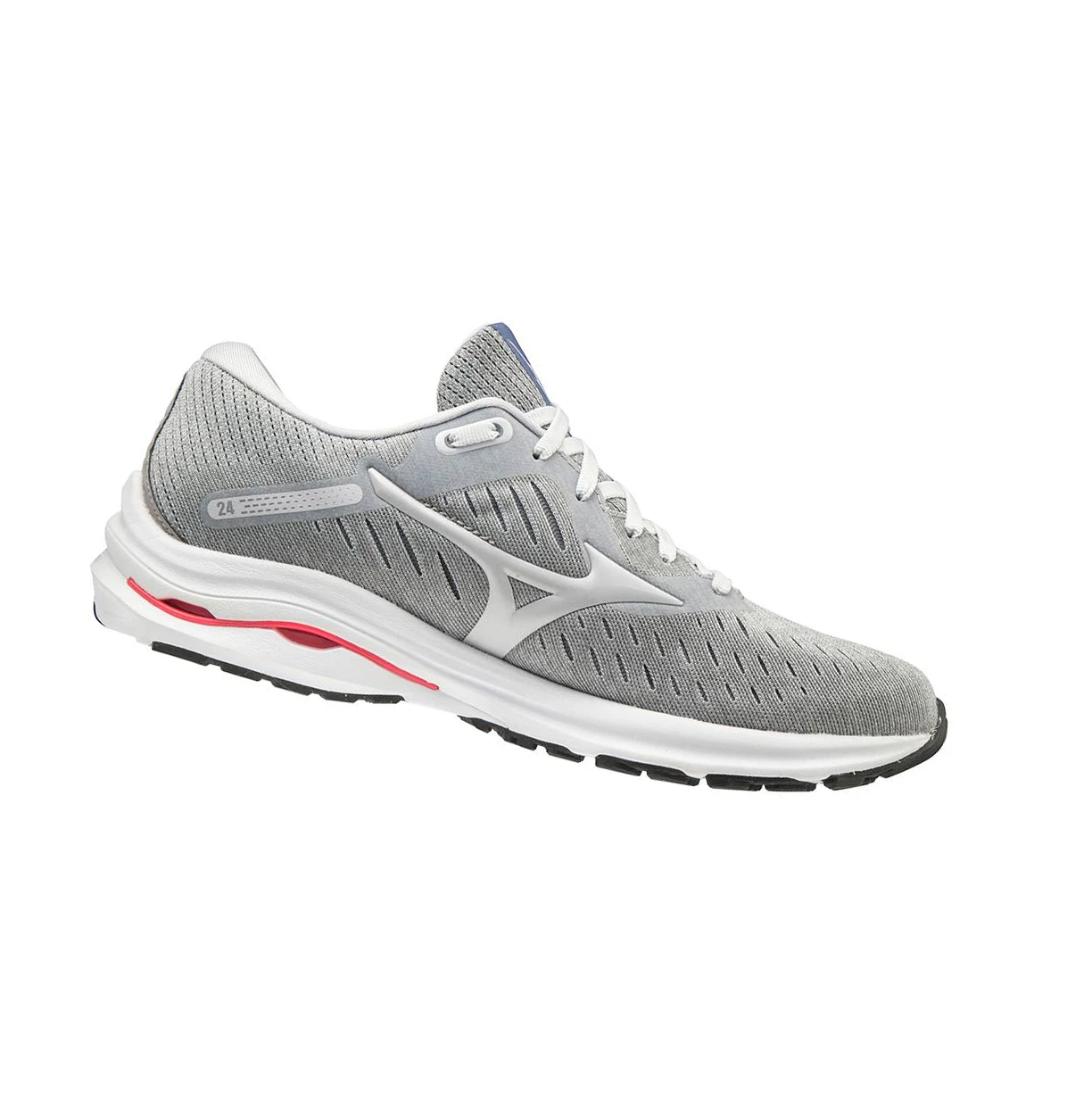 Grey Mizuno Wave Rider 24 Women's Running Shoes | 983-NEXUPB