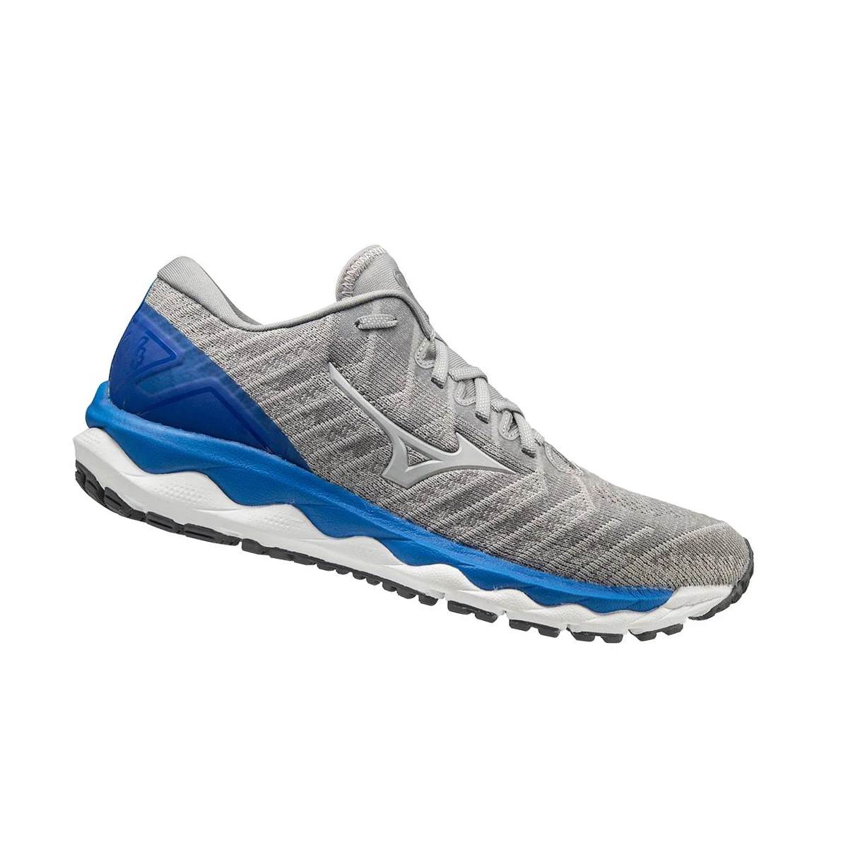 Grey Mizuno Wave Sky 4 Waveknitﾙ 2e (Wide) Men's Running Shoes | 534-HINDUE