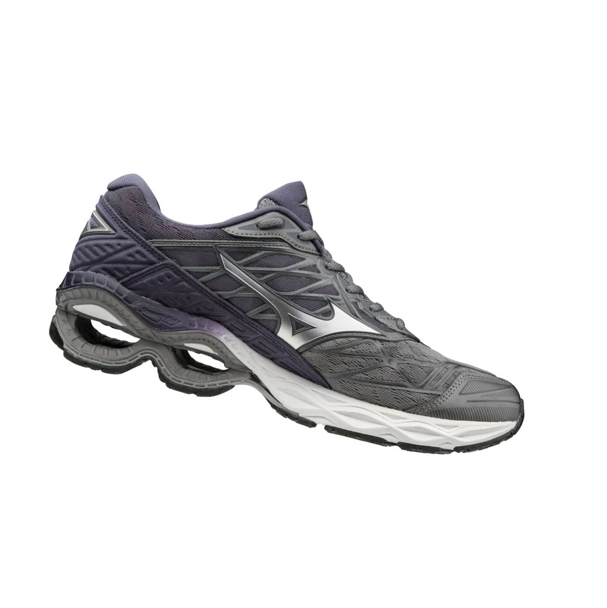 Grey/Silver Mizuno Wave Creation 20 Men's Running Shoes | 749-ILZSXN