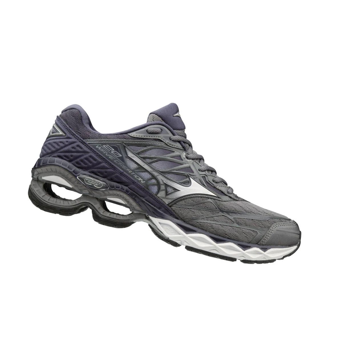 Grey/Silver Mizuno Wave Creation 20 Men's Running Shoes | 749-ILZSXN