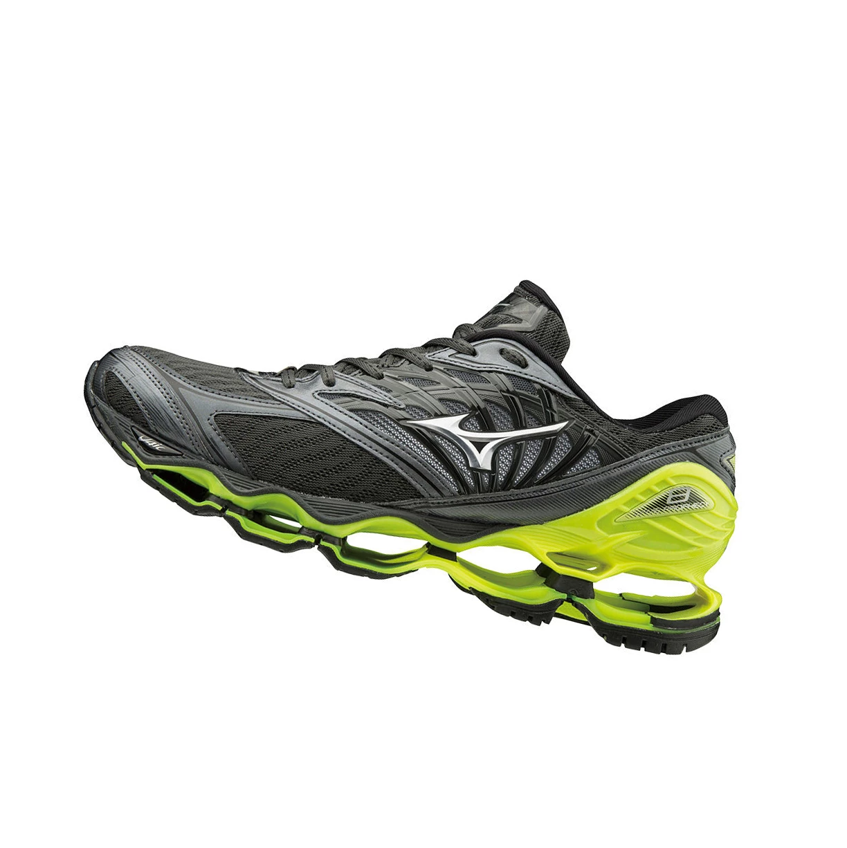 Grey/Silver/Yellow Mizuno Wave Prophecy 8 Men\'s Running Shoes | 930-QVCIAS