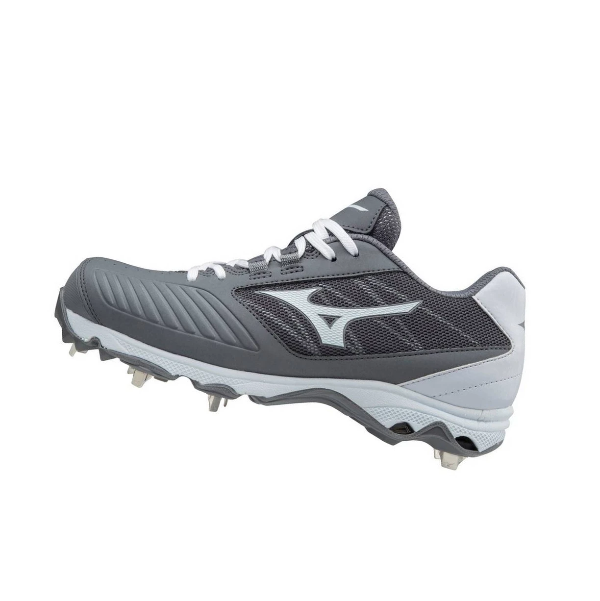 Grey/White Mizuno 9-spike Advanced Sweep 4 Low Metal Women\'s Softball Cleats | 951-WANRCI