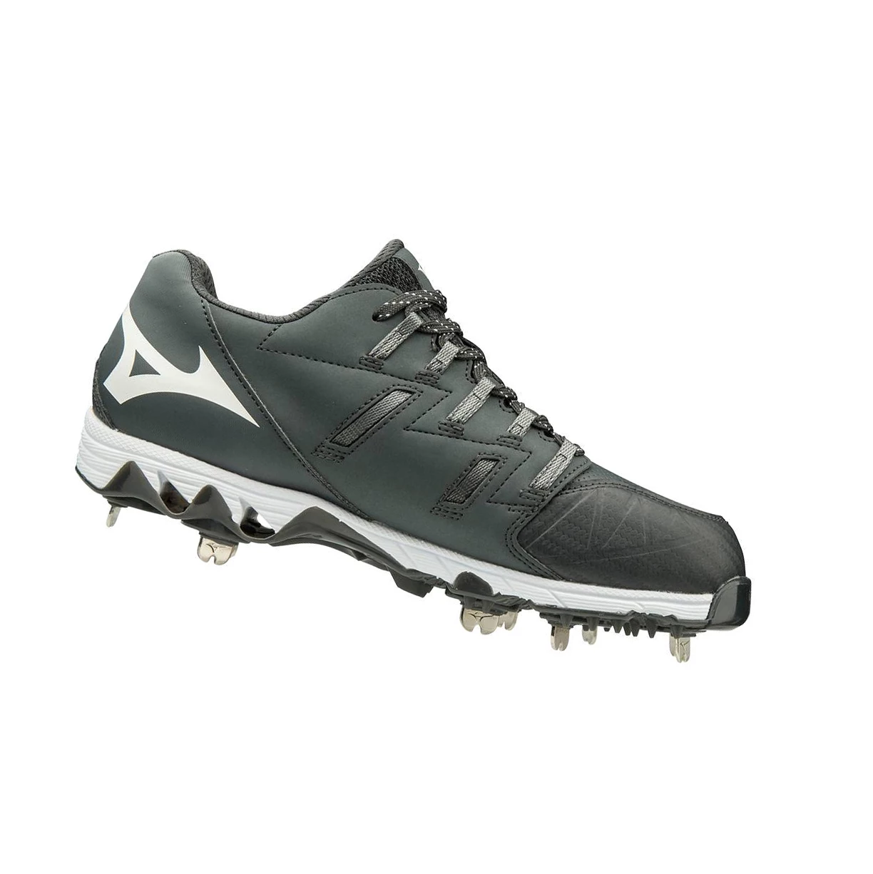 Grey/White Mizuno 9-spike Swift 6 Low Metal Women's Softball Cleats | 384-CIPXZR