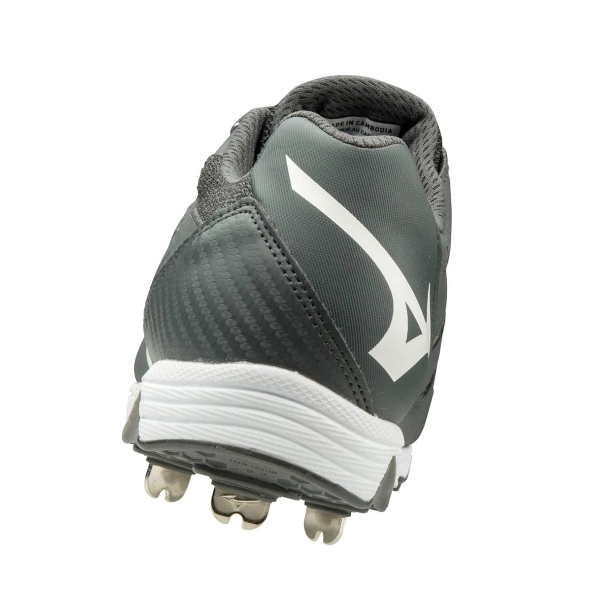 Grey/White Mizuno 9-spike Swift 6 Low Metal Women's Softball Cleats | 384-CIPXZR