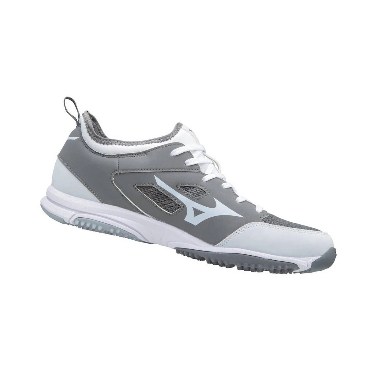 Grey/White Mizuno Playerﾒs Trainer 2 Turf Men's Baseball Shoes | 207-YLPOTU