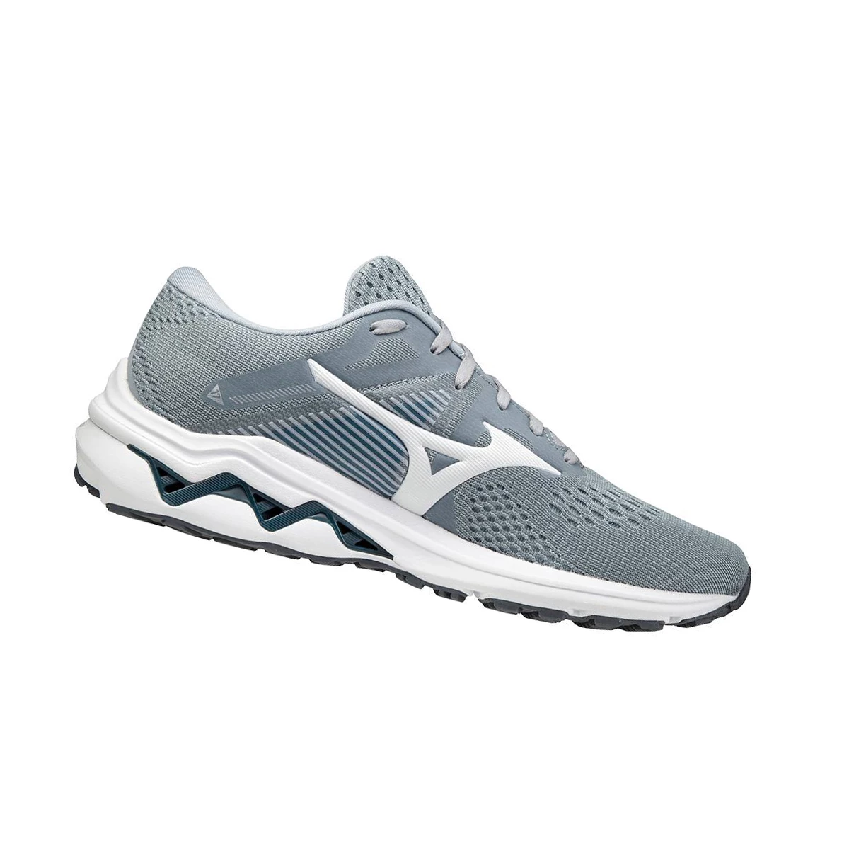 Grey/White Mizuno Wave Inspire 17 Men's Running Shoes | 314-CVMTJD