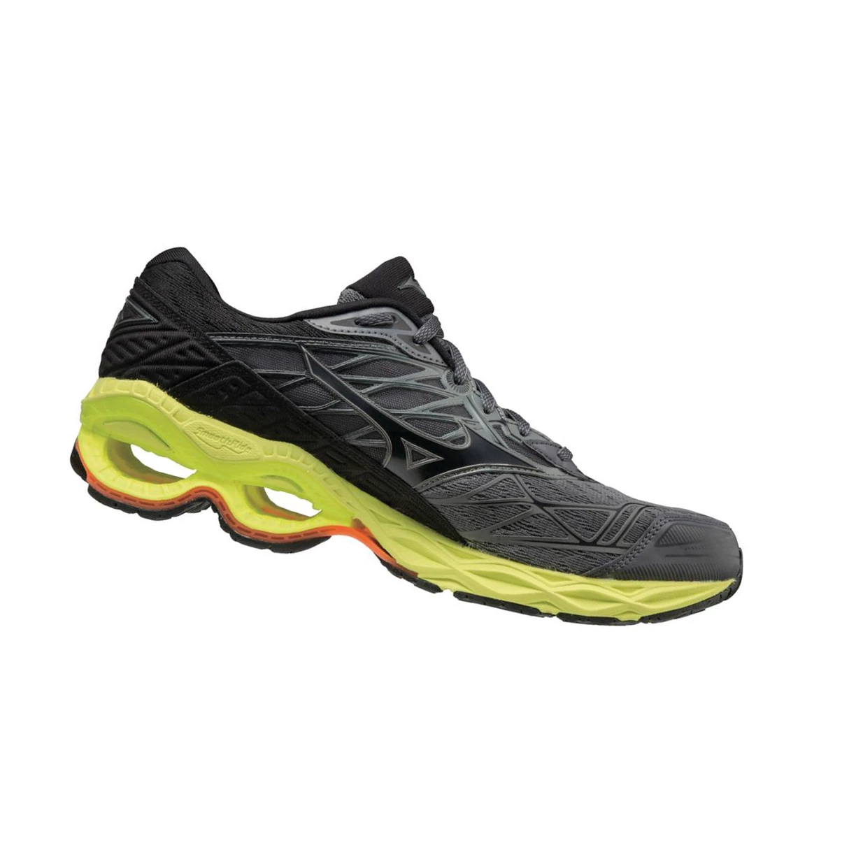 Grey/Yellow Mizuno Wave Creation 20 Men's Running Shoes | 768-WMPFLS