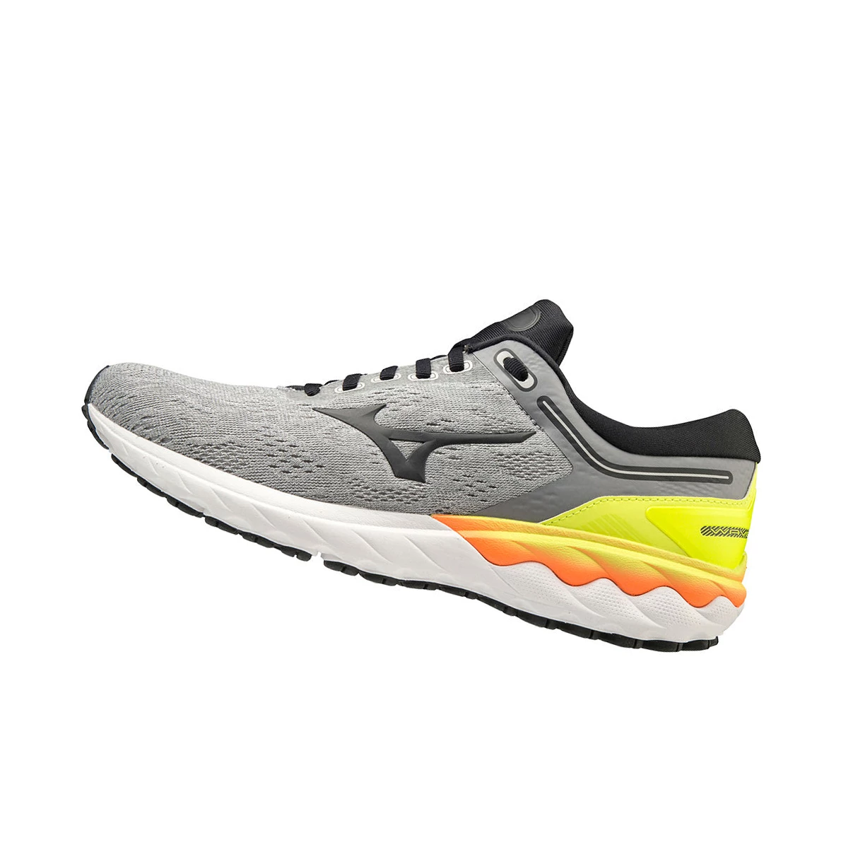 Grey/Yellow Mizuno Wave Skyrise Men\'s Running Shoes | 167-IMPDHA