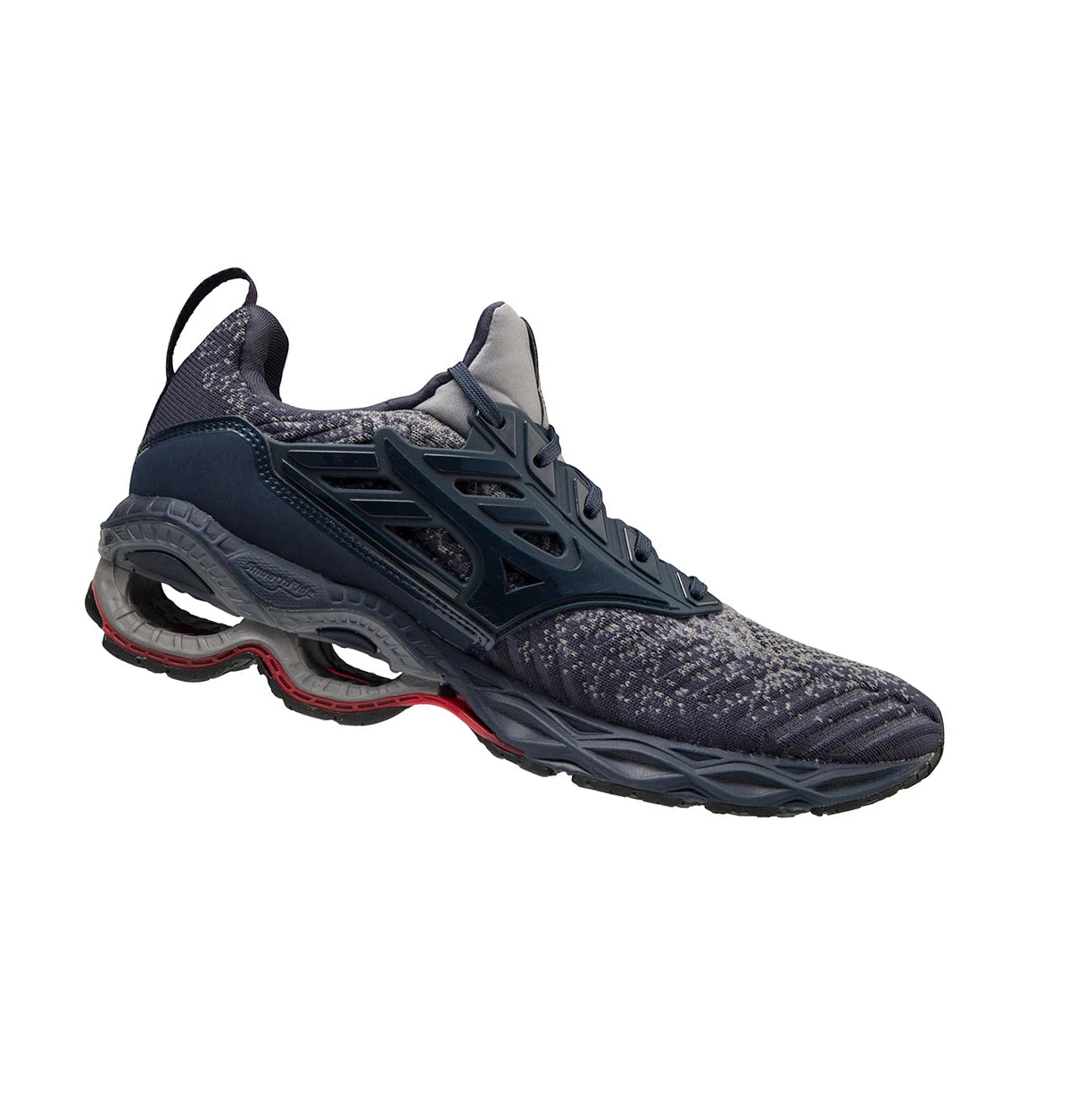 Indigo/Indigo Mizuno Wave Creation Waveknit 2 Men's Running Shoes | 781-XACEGM