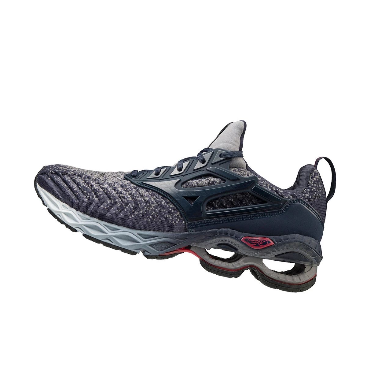 Indigo/Indigo Mizuno Wave Creation Waveknit 2 Men\'s Running Shoes | 781-XACEGM